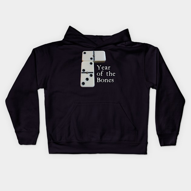 2023 Year of the Bones Kids Hoodie by soitwouldseem